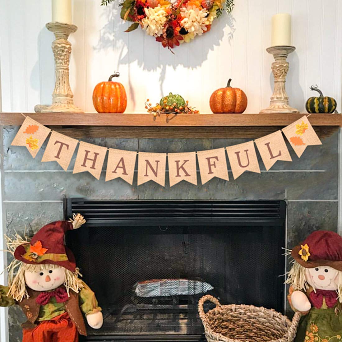 Fireplace Decor Thanksgiving Decor For You