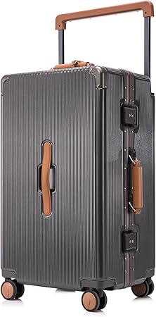 Apelila 28-Inch Wide Handle Hardshell Spinner Luggage - 116L Large Capacity with 360° Silent Wheels - TSA Lock & Aluminum Corner Guards - Lightweight PC+ABS for International Travel