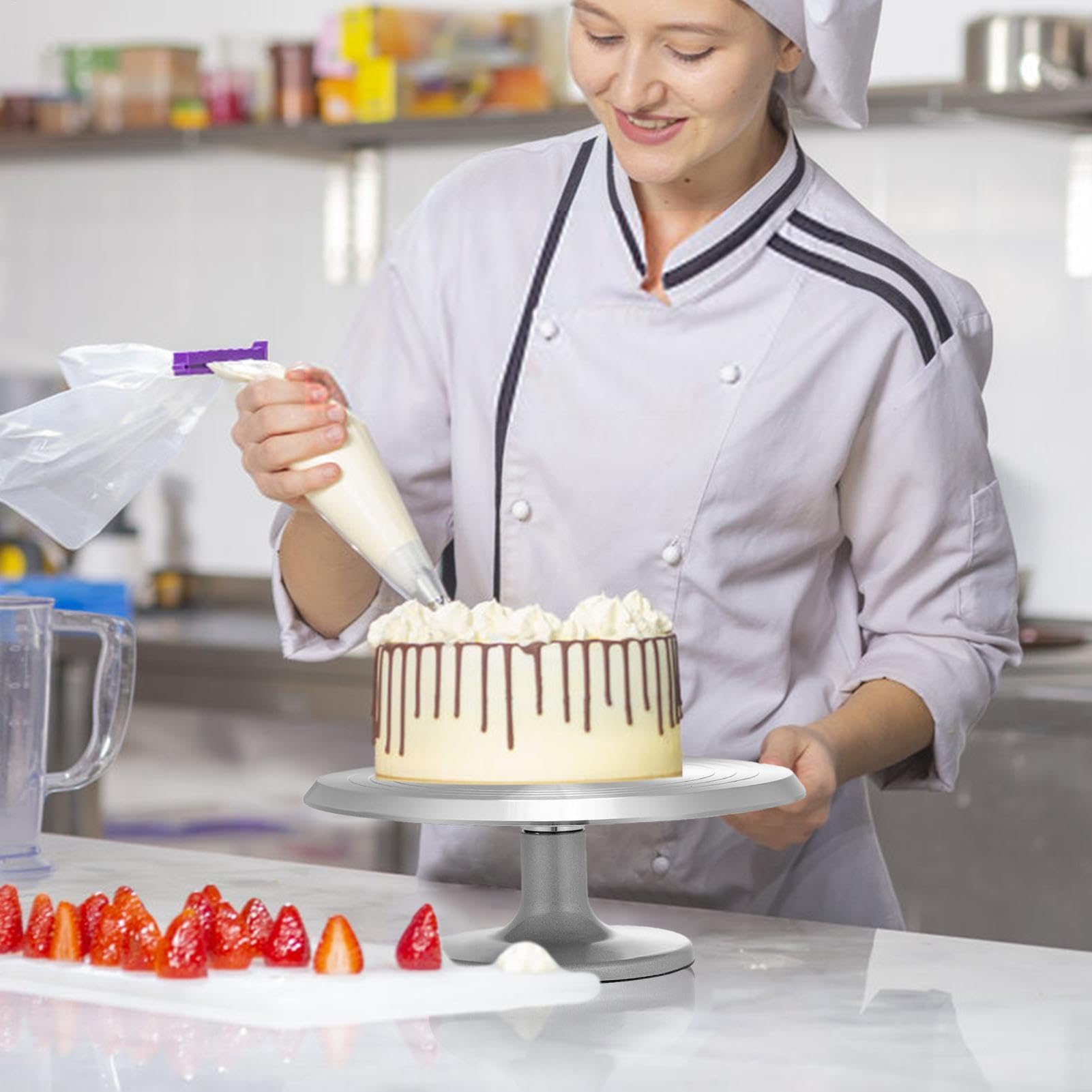 Soporte para | Soporte giratorio para cupcakes - Suministros para | herramientas de tartas Foosting, celebraciones, cumpleaños, bodas, Año Nuevo