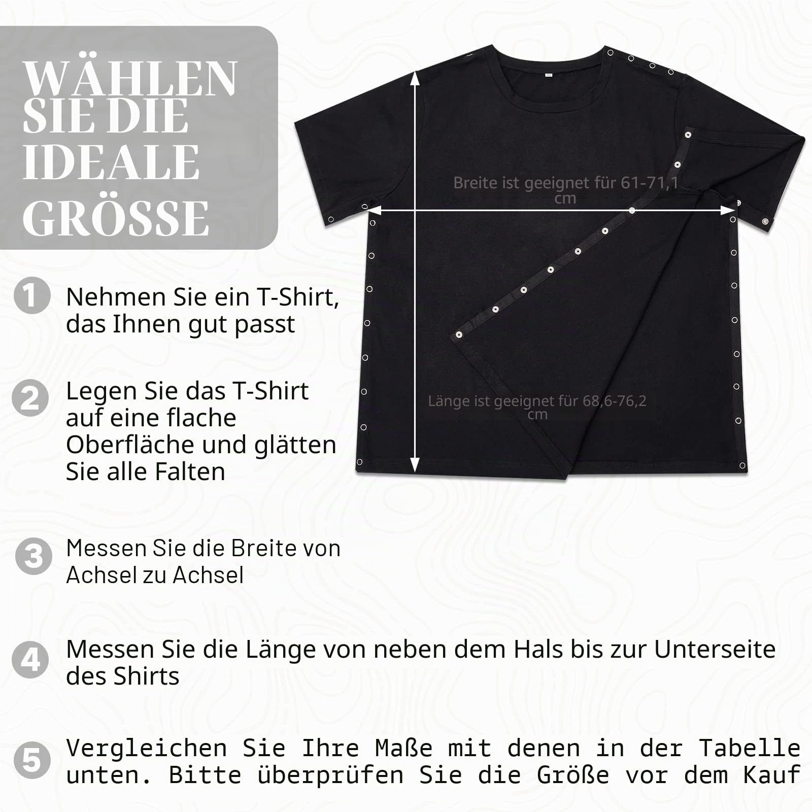 2 Stück Postoperationshemden für Männer und Frauen, Unisex, Schulterchirurgie, Hemden, linke und rechte Seite, Schnappzugriff, Krankenhaus-Shirts