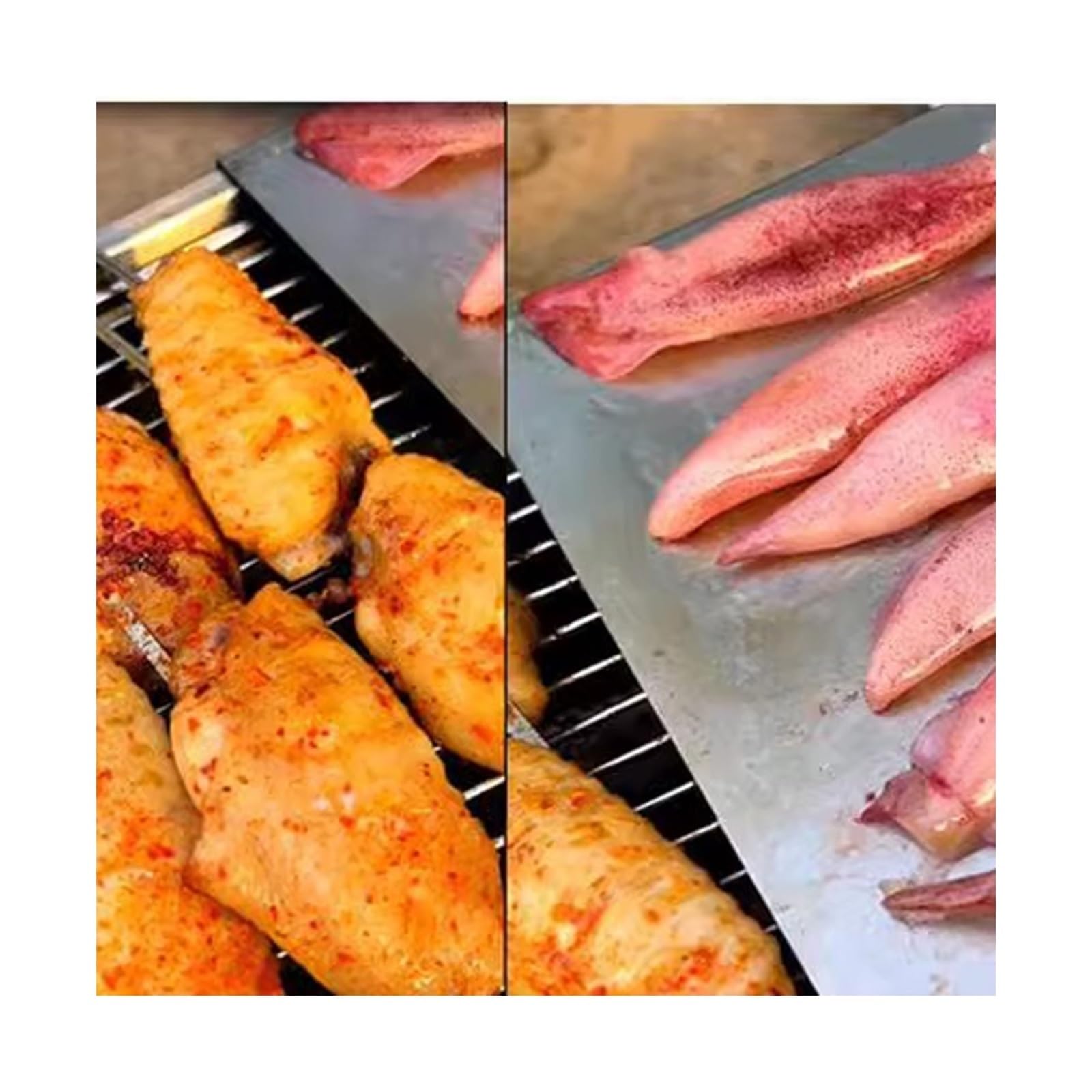 Griglia da Tavolo Fornello for Barbecue Pieghevole in Acciaio Inossidabile Comodo Rack for Domestico all'aperto