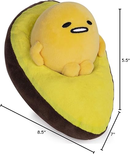 Miniatura 5 de GUND Sanrio Gudetama The Lazy Egg - Peluche de aguacate, 9 pulgadas