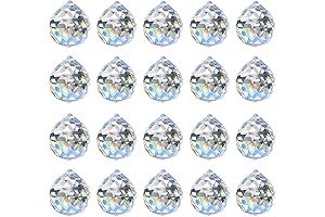 MerryNine 20 Pack Crystal Ball Prism for Science