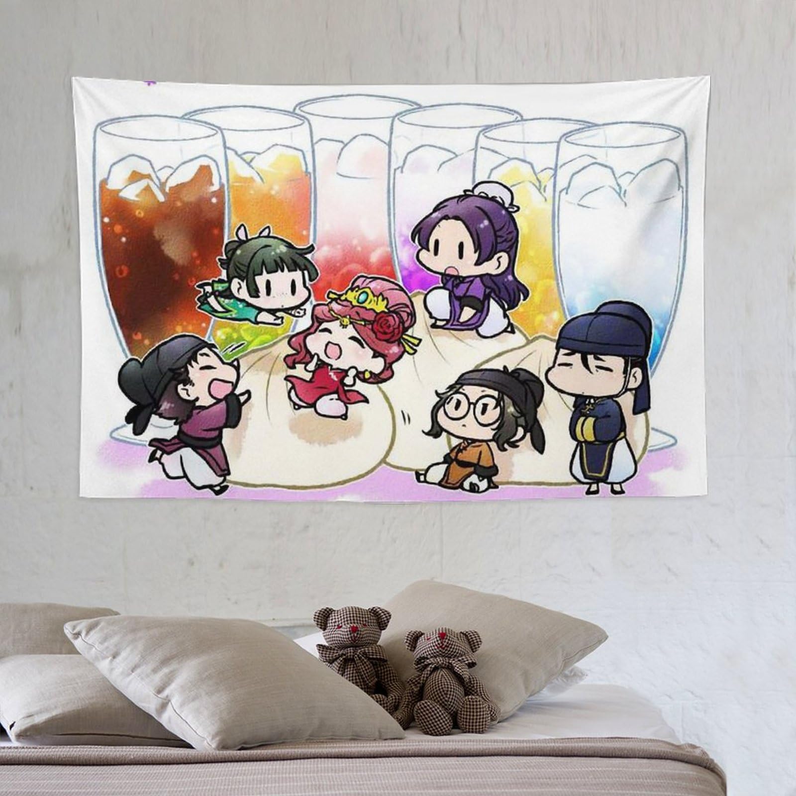 Amazon.co.jp: 薬屋のひとりごと (64) タペストリー 壁掛け絵 ポスター 