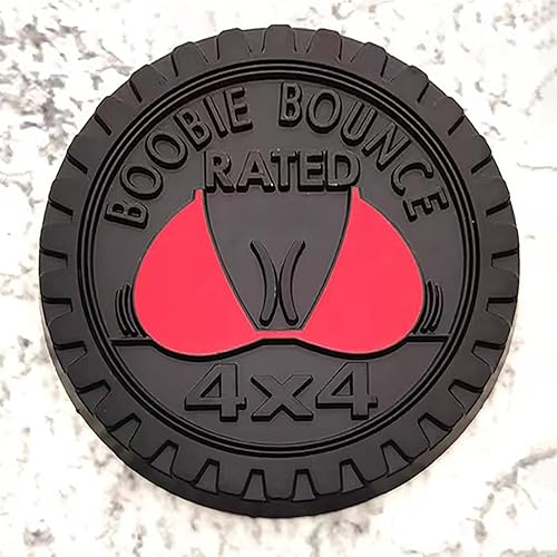 Emblema de automóvil con calificación de insignia, 4 x 4 de metal, insignia de pie grande automotriz 3D, emblemas redondos, calcomanías compatibles