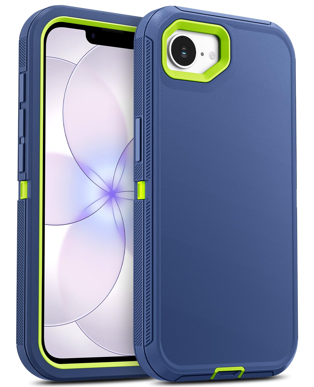 Coque iPhone 17e Jelanry protection intégrale avec cache USB C bleu - 8