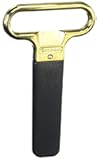 2126-BU 4.37 Inch Ahh Super Two-Prong Cork Extractor/Puller, Brass Plated