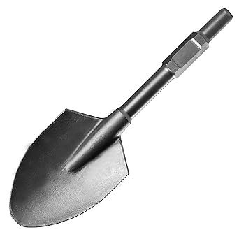Hex Shank Clay Spade Chisel Bit for Demolition Jack Hammers, JACKCHEN 1-1/8