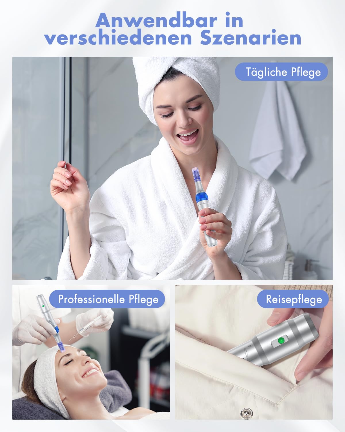Dr. Pen Ultima A6 Microneedling Pen: Kabellose Microneedling-Maschine Dr. Pen mit 22 Kartuschen