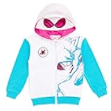 Spider-Man Avengers Fleece Zip Up Cosplay Hoodie Toddler to Big Kid Sizes (2T - 18-20)