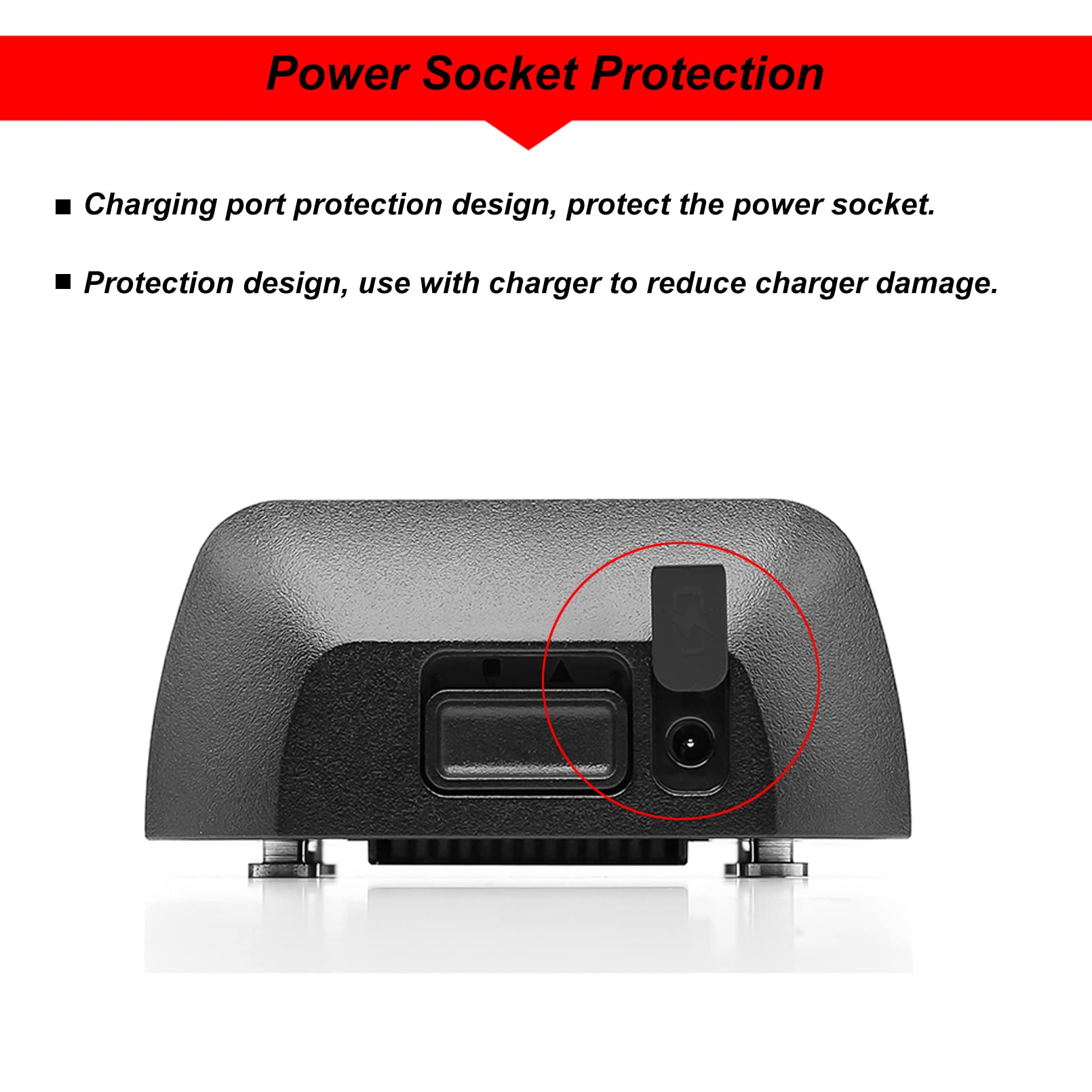 GODOX WB400P Batterie au Lithium de Remplacement pour Godox AD400 Pro Flash, 21.6V/2600mAh 56.16Wh Batterie de Réserve, Batterie Li-ION Rechargeable pour Godox AD400Pro Flash de Studio