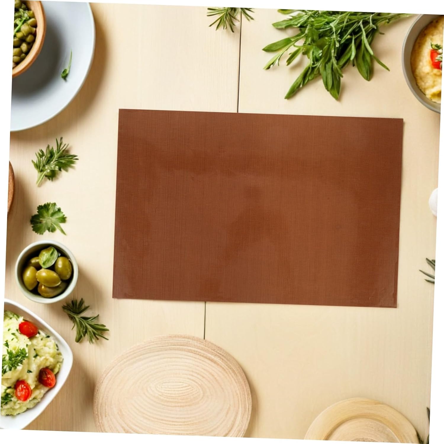 Nonstick Candy Decorating Board 16.5x11.8 Inch Wood Ptfe Mat