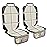 XHYANG Car Seat Protector,2 Pack Car Seat Protectors Baby Carseat Waterproof Durable 600D Fabric for Child Baby Car Seat Mat Vehicle Pet Cover 2 Storage Pockets (2 Pack Beige)