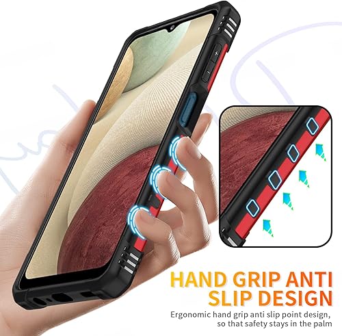 Miniatura 8 de Funda para Samsung Galaxy A13 5G, funda para Galaxy A32 5G, funda de grado militar con soporte de anillo de metal, soporte magnético a prueba de
