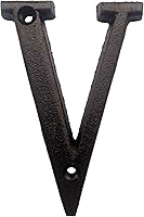 Vista 21 de BetLight Número de casa de hierro fundido de 5.5 pulgadas de alto, números de dirección de casa sólidos, elegante acabado marrón negro, fácil