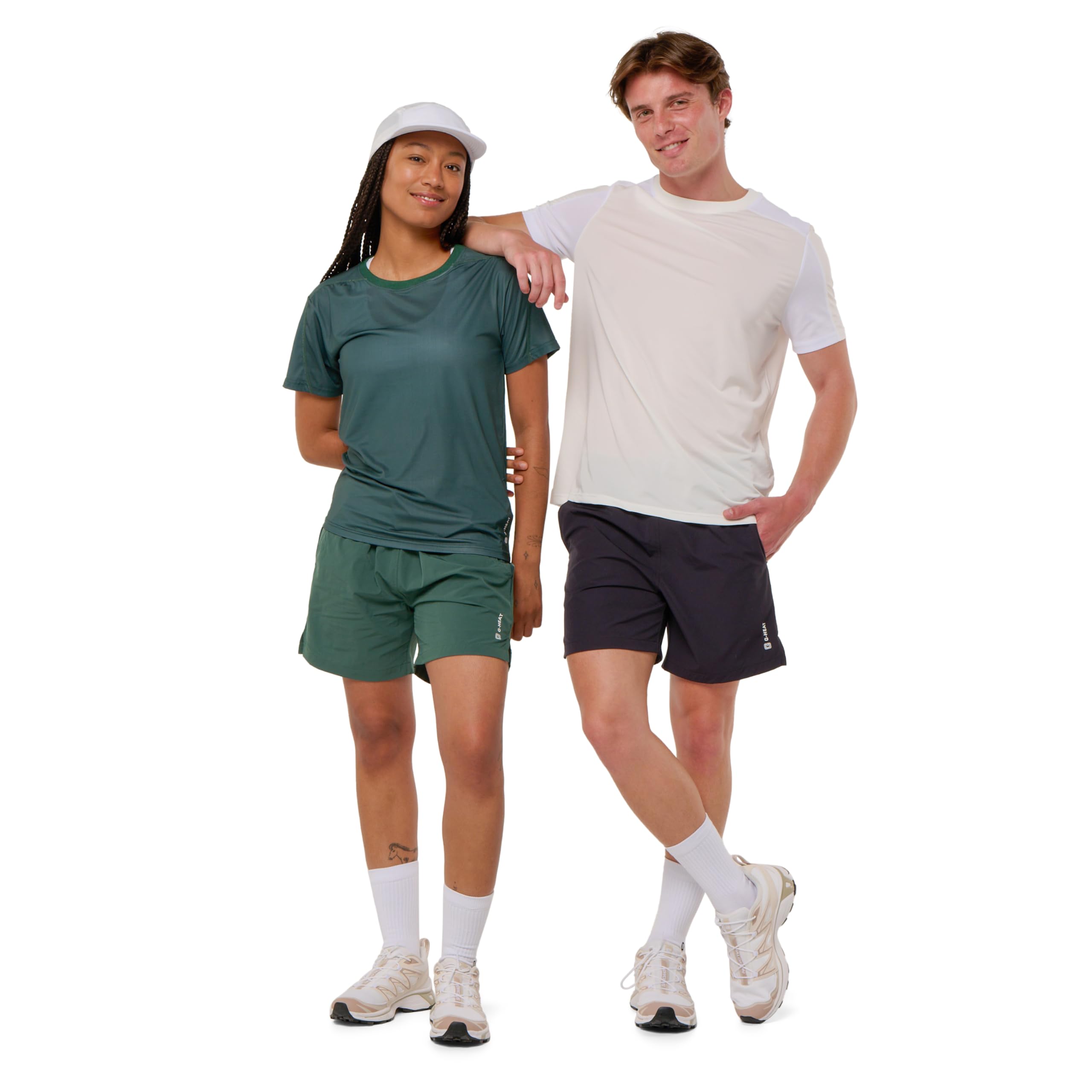 G-HEAT – Short Sport Femme Rafraîchissant | Effet Fraîcheur Immédiate et Continue | Anti-UV | Coupe Ajustable | Idéal Sport & Outdoor