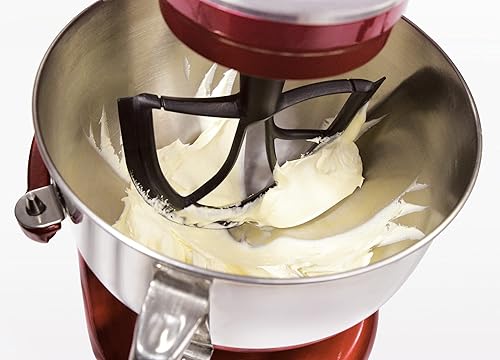 Miniatura 9 de New Metro Design Cuchilla batidora de pie, se adapta a mezcladores 5-Plus, 6, 7, 8 cuartos de galón, color rojo
