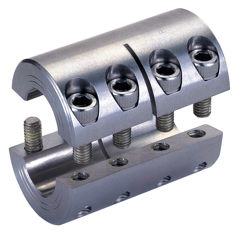 Ruland SPX-19-16-SS 303 Stainless Steel Rigid Coupling, Two Piece, 1.188