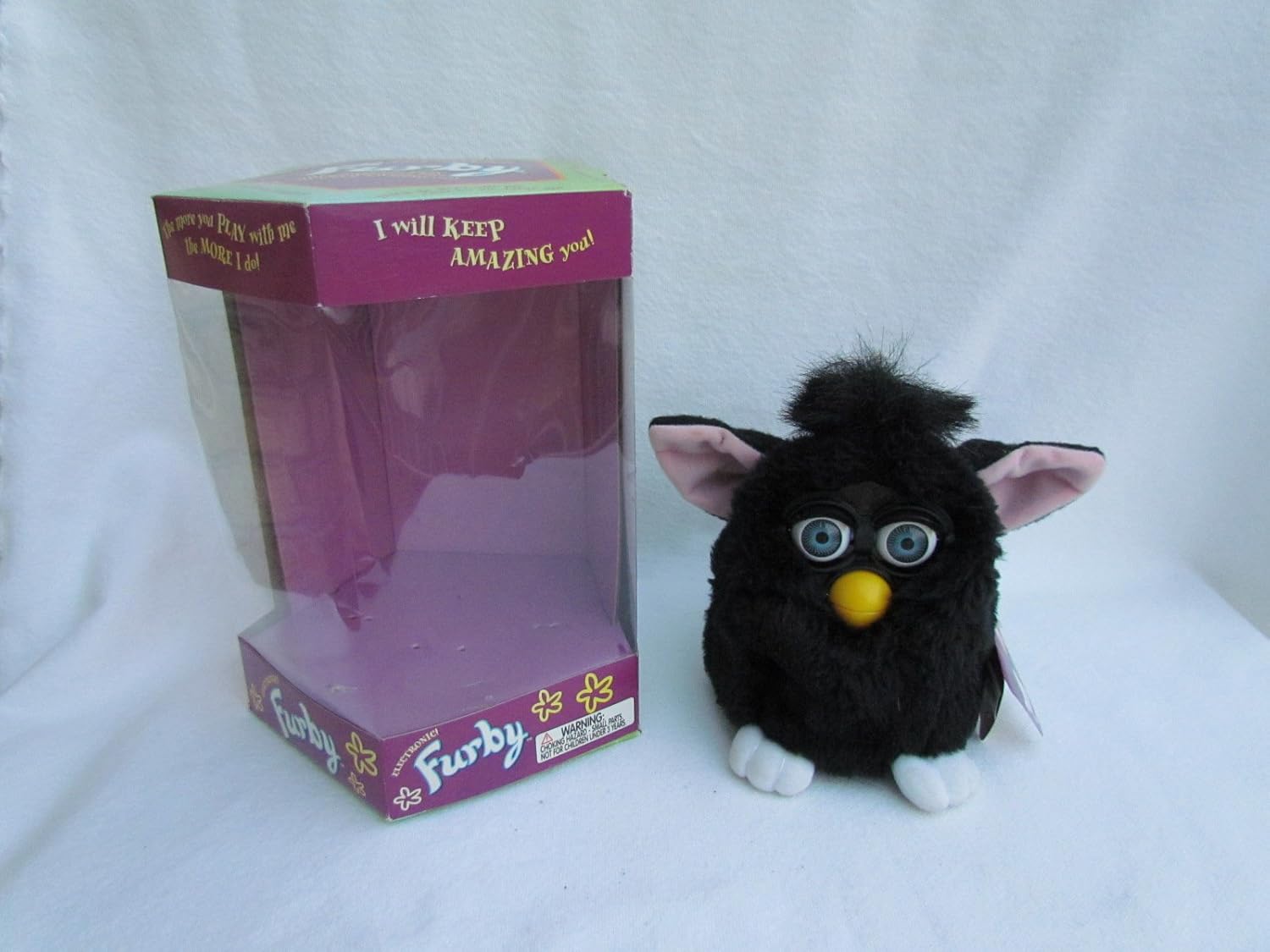 Buy 1998 Furby Black with Blue Eyes 