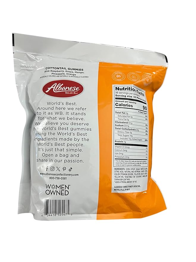 Albanese Cottontail Gummies Dulces de Pascua 40 oz miniatura 2