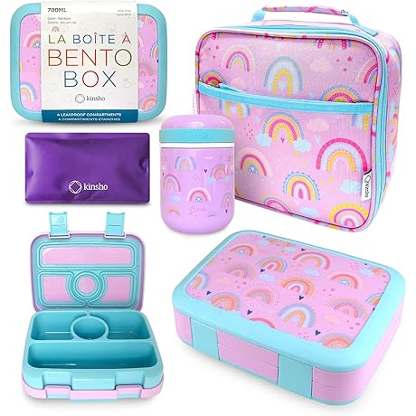 Bento Lunch Box Set for Kids