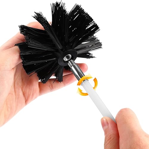 Miniatura 3 de Kit limpiador de ventilación para secadora, cepillo limpiador de organización de lavandería, herramientas de limpieza de conductos de aire con