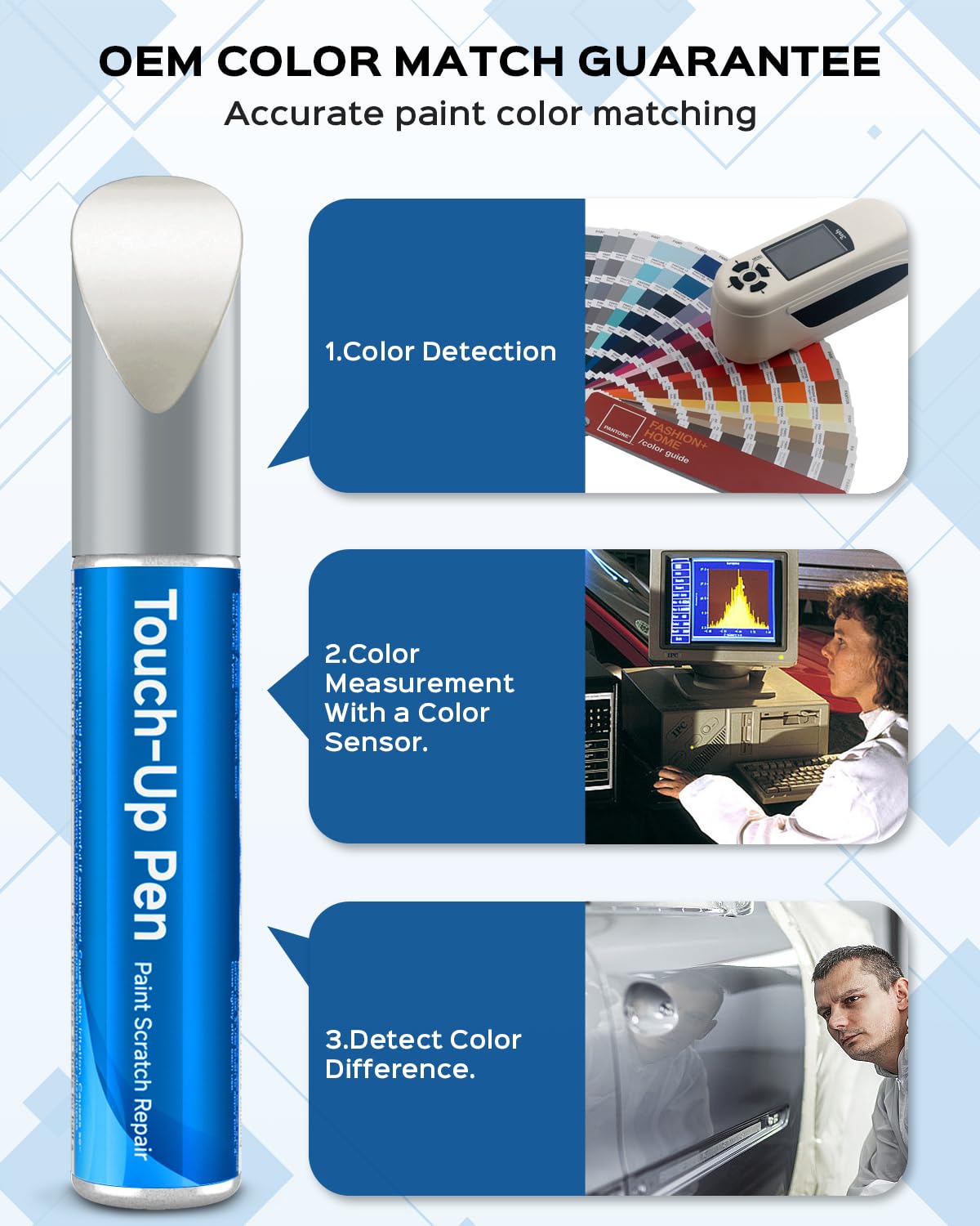 Amazon.com: 070 Blizzard Pearl Tricoat Touch Up Paint Kit