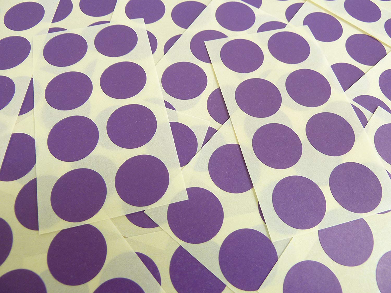 50 Runde Aufkleber Dunkelviolett – 50 Mm Durchmesser, Selbstklebend, Für Basteln & Dekoration