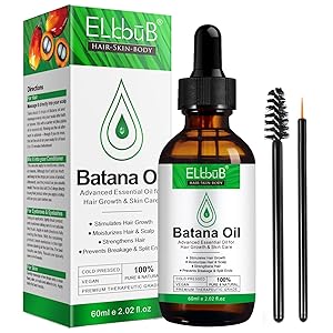Dr. Sebi Raw Batana Oil - Hair Growth Oil for Men & Women, Sourced from Honduras, Pure & Unrefined, Nourishing Scalp & Hair, Promotes Hair Thickness, Prevents Hair Loss