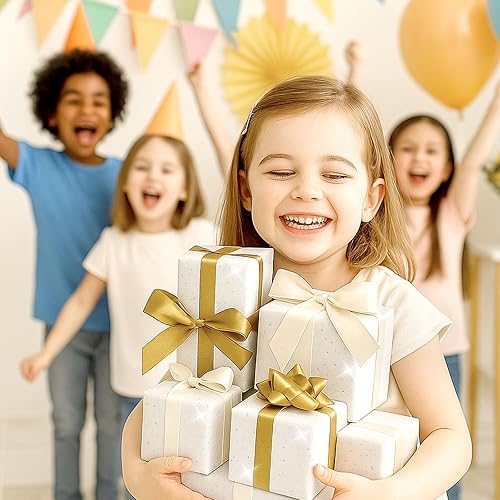 Miniatura 3 de Koogel 120 hojas de papel de seda, papel de seda blanco de 20 x 14 pulgadas para bolsas de regalo, envoltura de purpurina para cumpleaños, proyectos