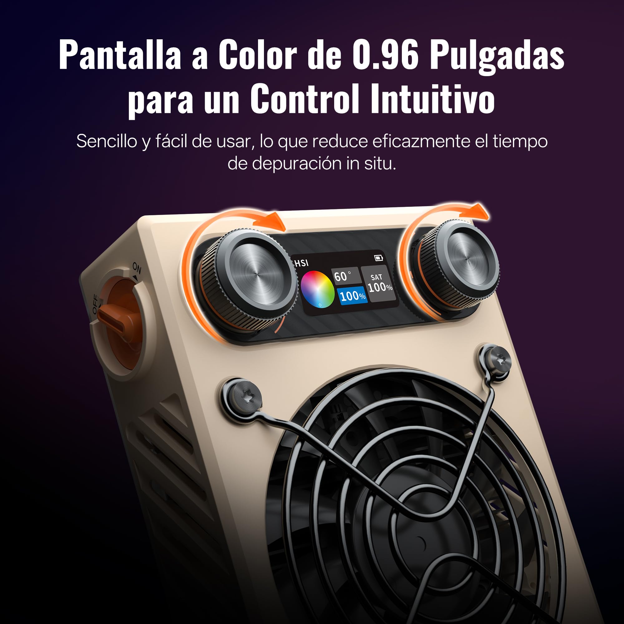 ZHIYUN FIVERAY M60 Ultra 60W RGB Luz de Video [Oficial] Luz Portátil para Cámara con Zapata Fría, Montaje Magnético, App Control &Amo-Esclavo, 2500K~10000K, Luz de Fotografía para Youtube Volg, 430g