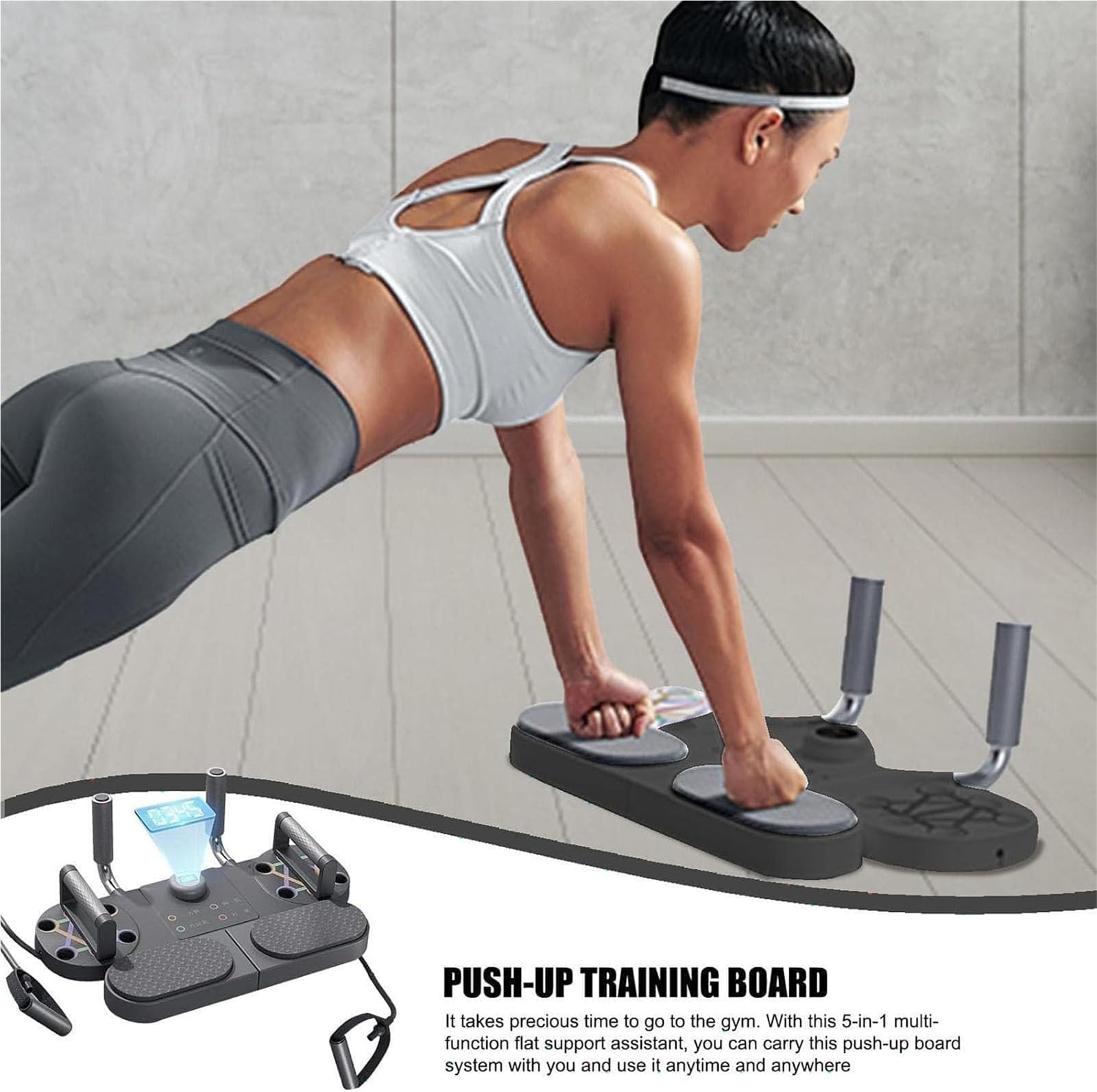 Tabla Push Up, Equipo de ejercicio en casa, 5 en 1