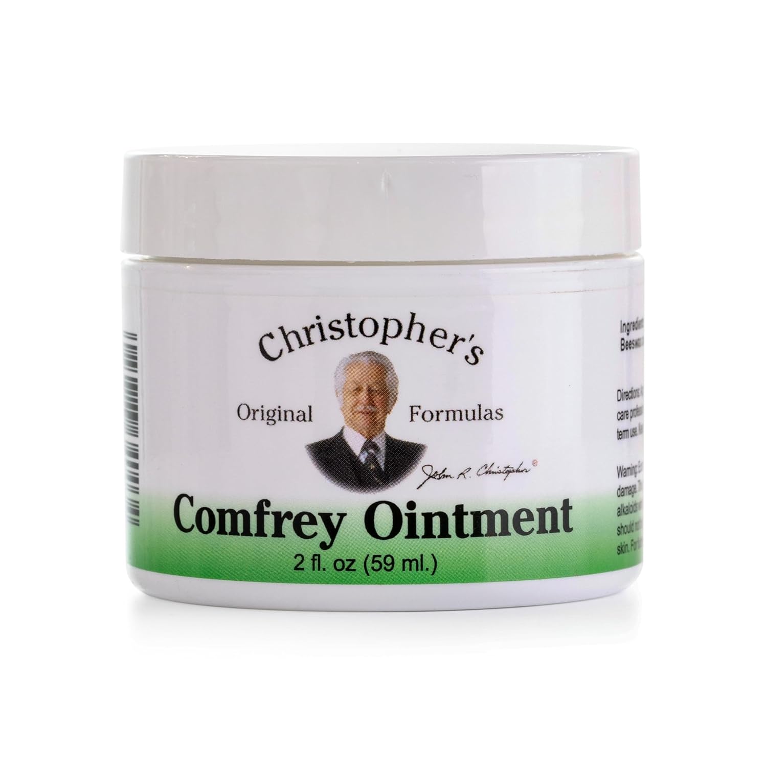 Christophers Original Formulas Comfrey Ointment 2 Ounce Herbal Ointment with Organic Comfrey Leaf in a Natural Beeswax and