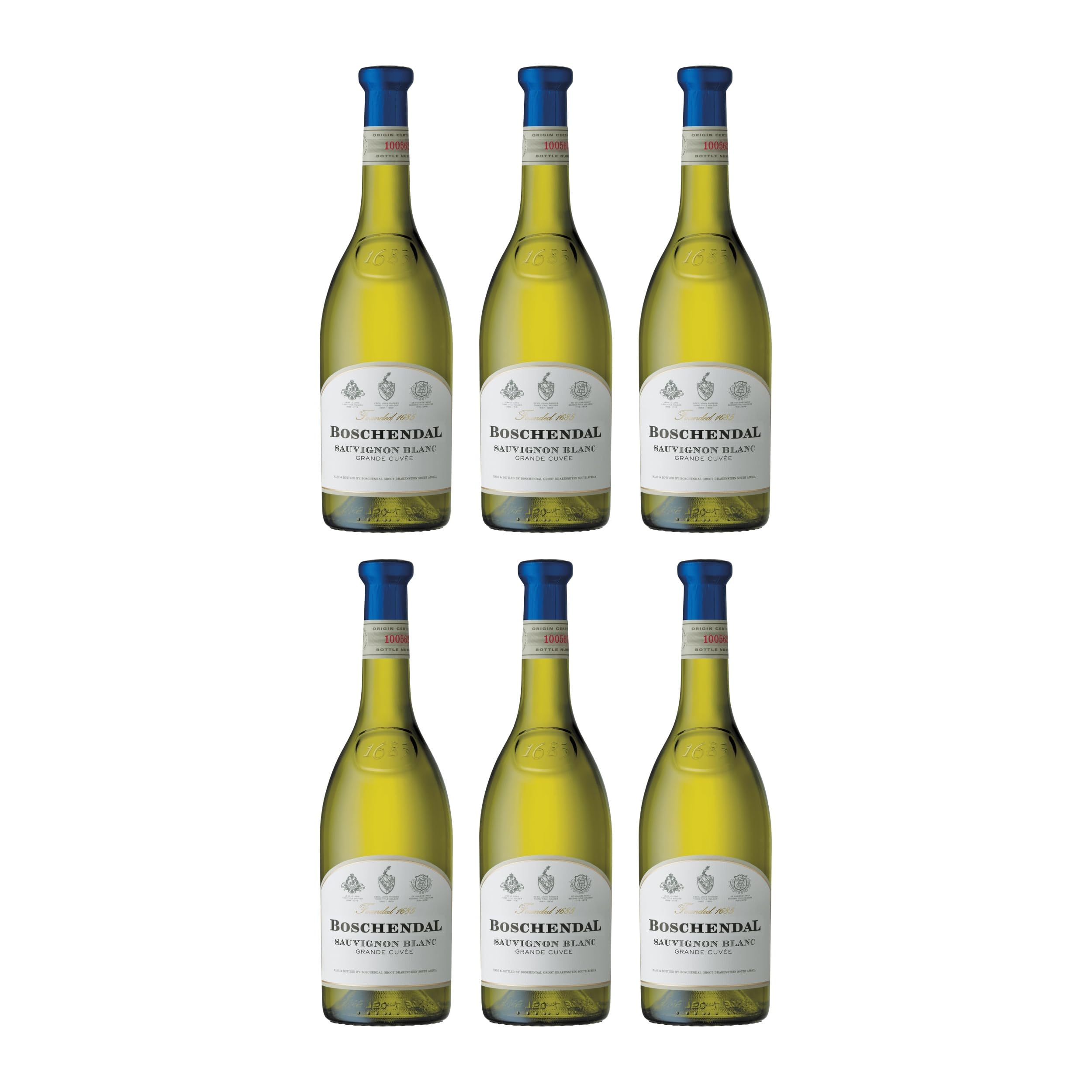 Boschendal 1685 Sauvignon Blanc Grande Cuvée trocken Weisswein Südafrika inkl. FeinWert E-Book (6 x 0.75 l)
