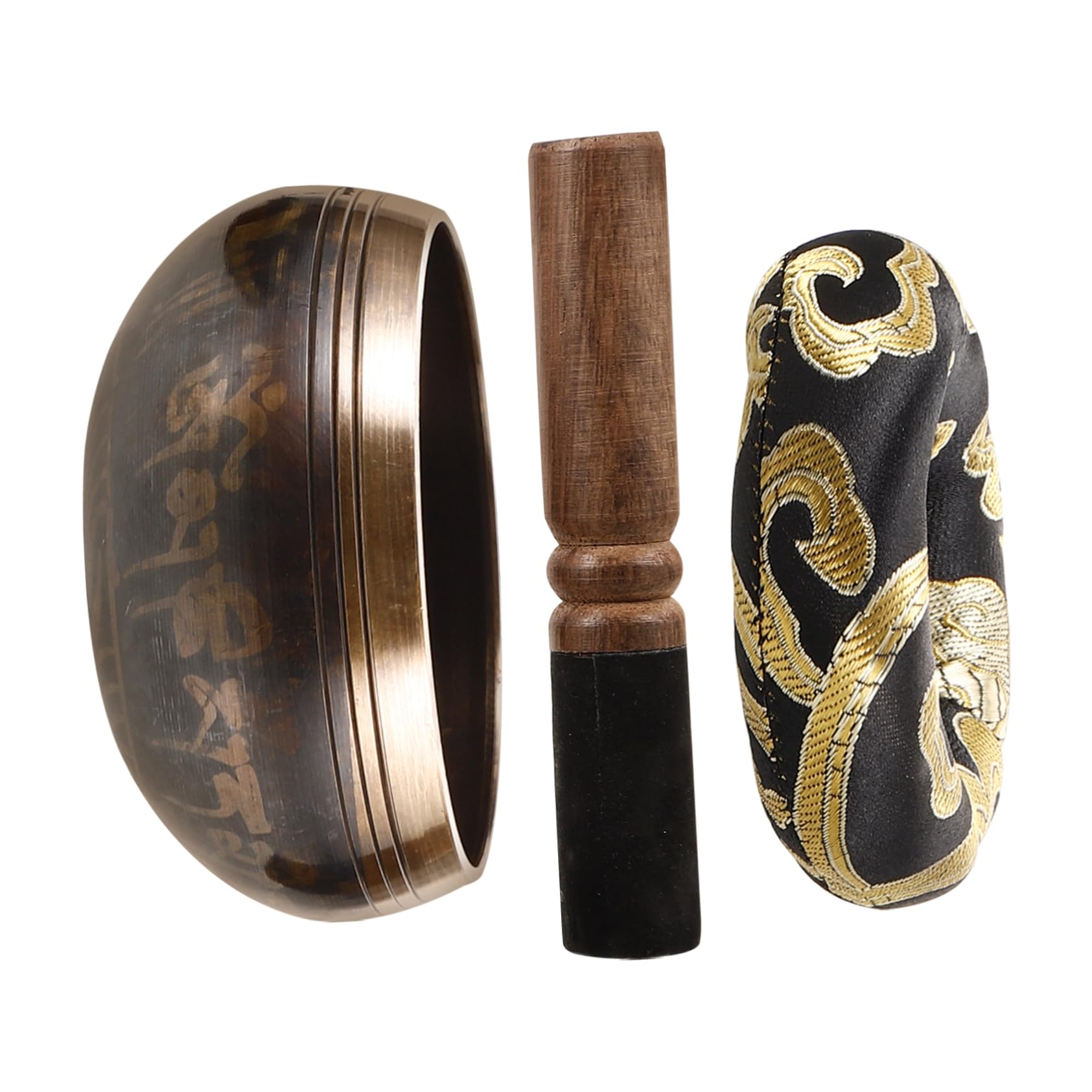 TOYANDONA 2ensembles Bol Chantant Léger Pour De Bol De Bouddha Avec Maillet Et Coussin Pratique Pour Et Relaxation