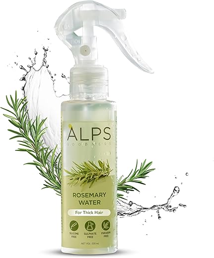 Alps Goodness Rosemary Water Spray For Hair Growth (200 ml) | Hair Spray for Regrowth | Rosemary Hair Mist | Adds Shine | Helps Reduce Hairfall | Strengthens Hair | Suitable For…