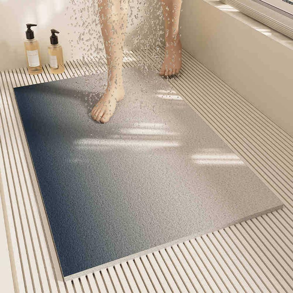 Tappeto Antiscivolo Vasca 50X120 cm Tappeto Bagno confortevole PVC con scarico asciugatura rapida Senza Ventose per Area Umida