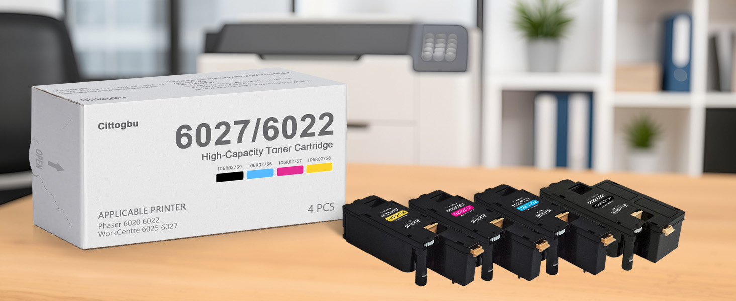 Amazon.com: 6022/6027 (1 Pack-Magenta) Toner Cartridge 106R02757