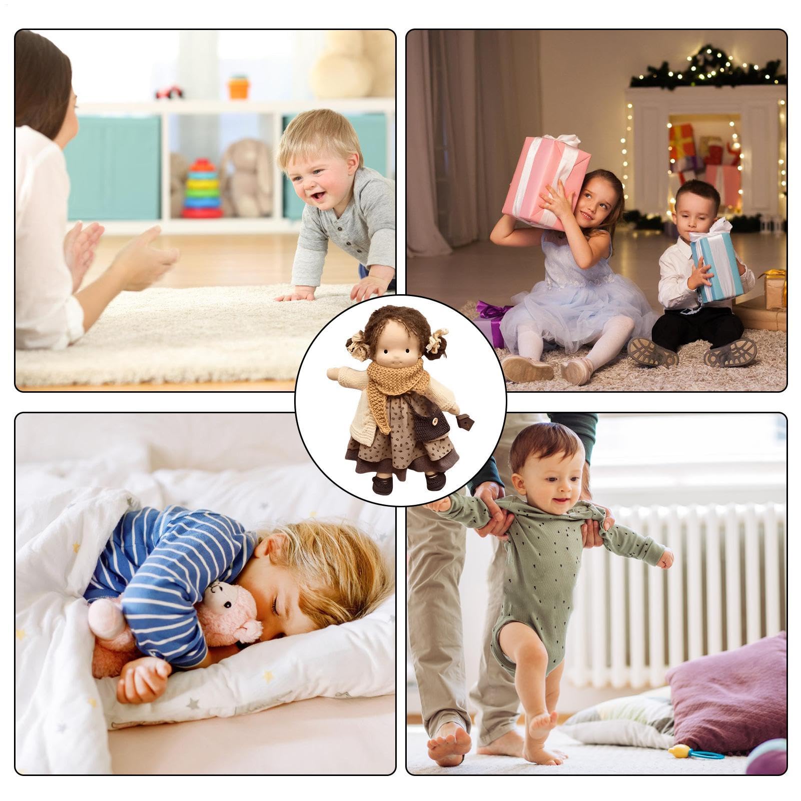 Muñecas Bjd - Muñecas de trapo de peluche portátiles, hechas a mano con ropa, ejercicio de habilidades prácticas, suave y cómodo