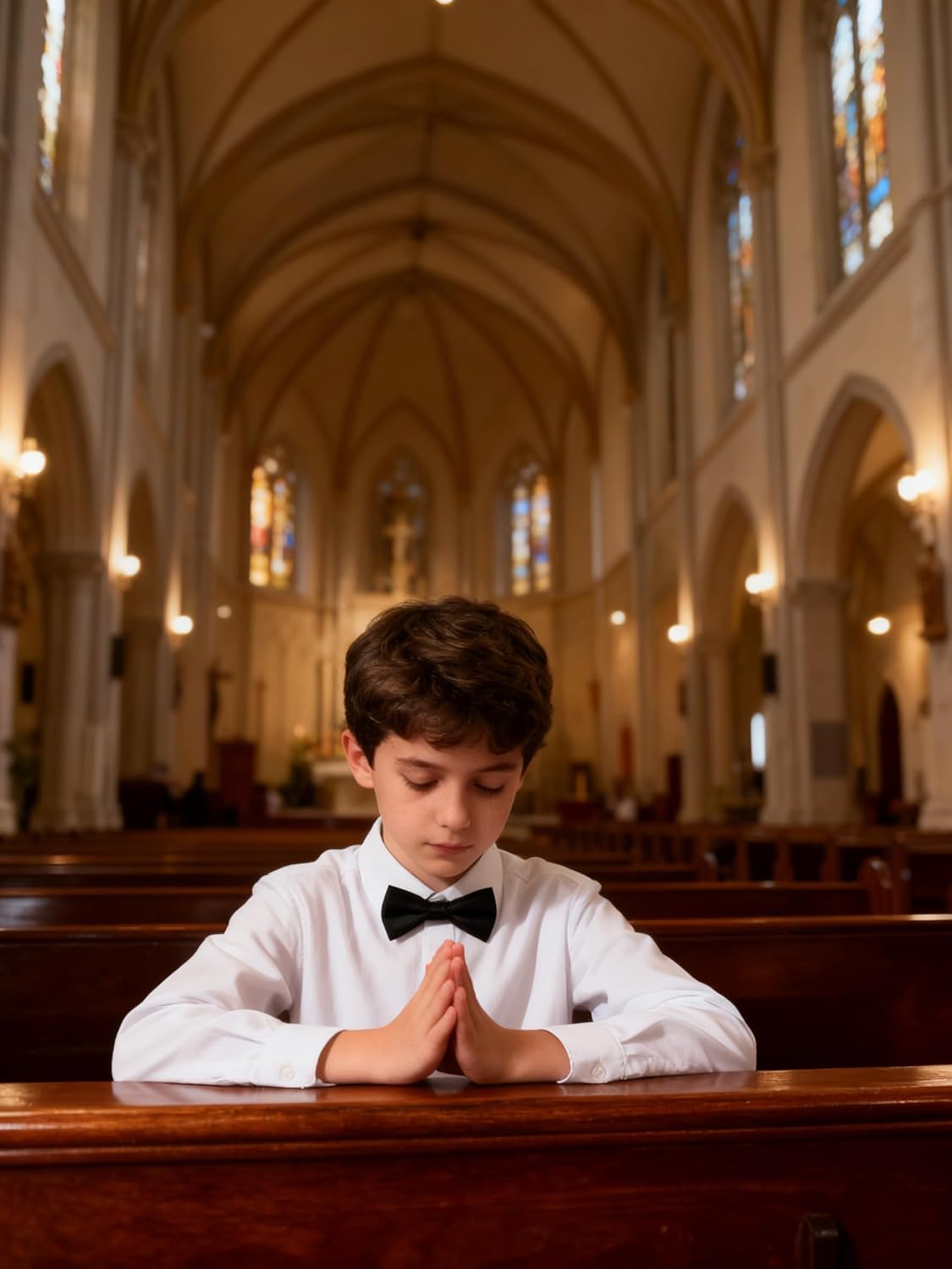 Bienzoe Boys Button Down Shirt: Kids Long Sleeve School Uniform Dress Tops Pack - Image 6