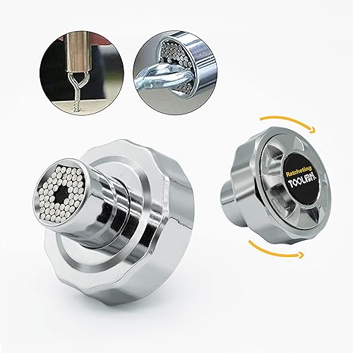 Miniatura 1 de Llave de trinquete Plam enchufe universal llave multiusos portátil enchufe de agarre autoajustable para forma y tamaño de 14 a 34 pulgadas 0276in a