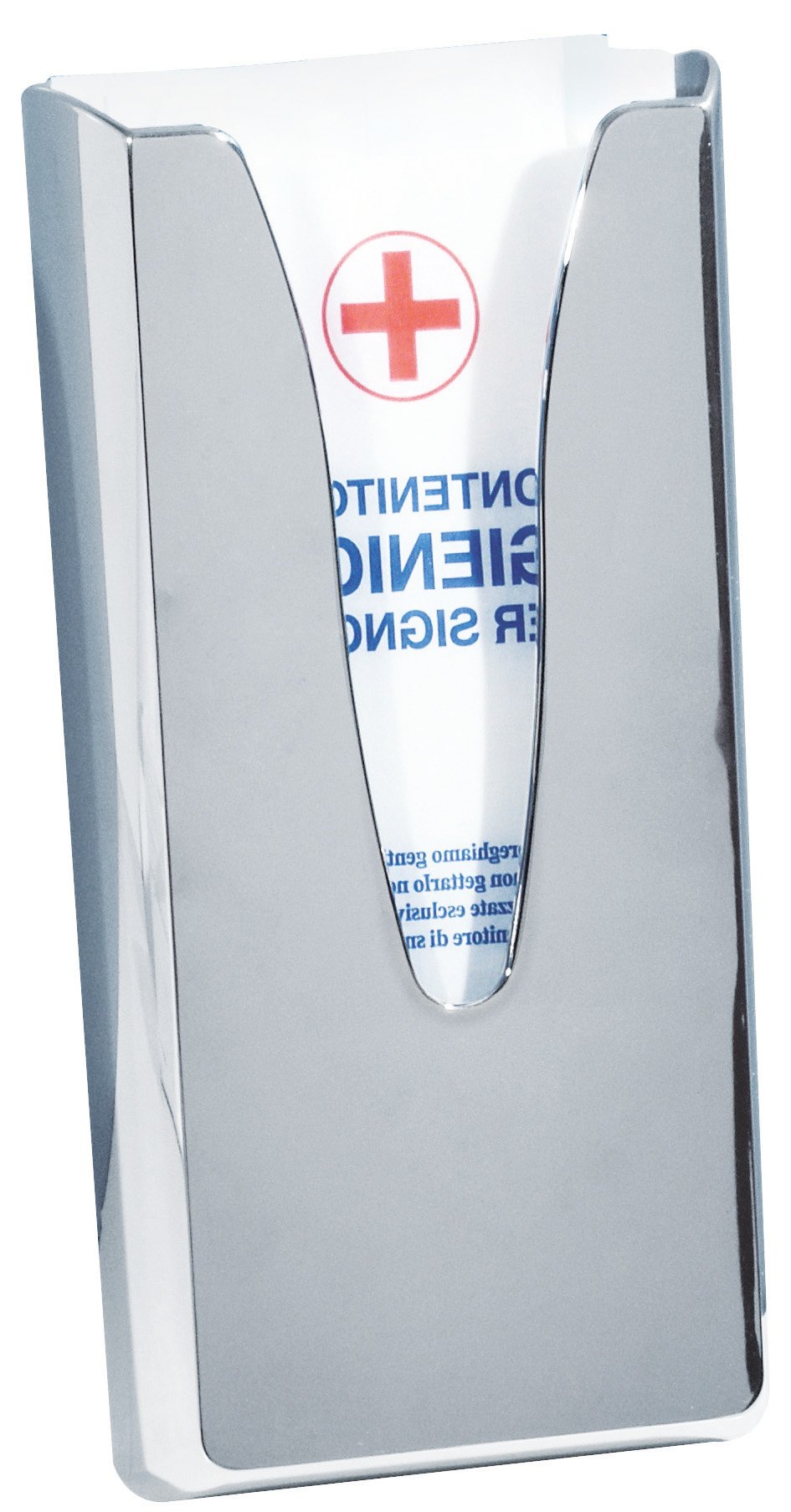 Dispenser Sacchetti Igienici MILADY PLUS – Cromato, Capacità 60 Sacchetti, Dimensioni 295x135x55 Mm!