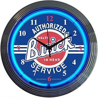 Neonetics Cars and Motorcycles Buick Neon Wall Clock, 15-Inch