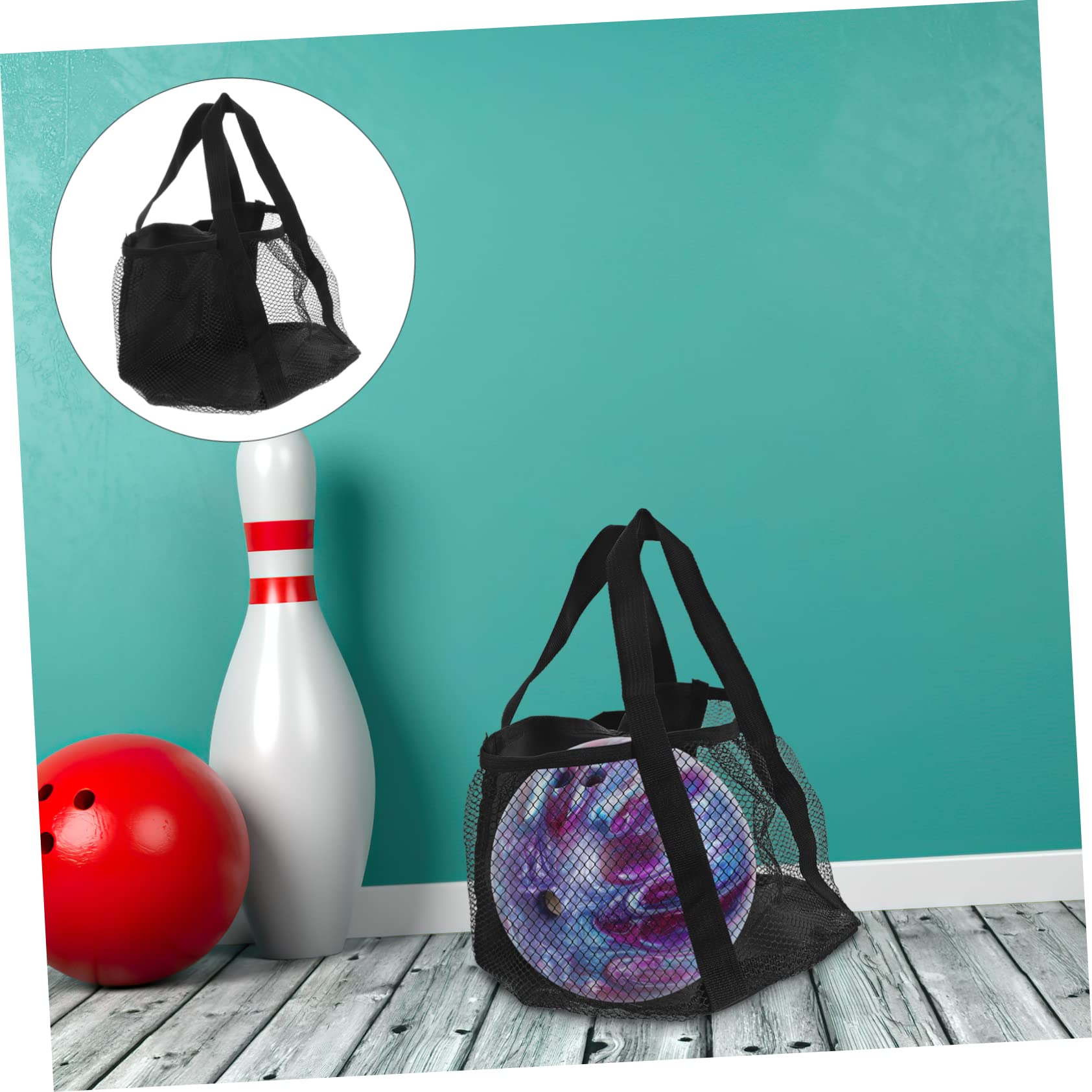 ibasenice Rolling Bowling Ball Bag Bowling Ball Stand Sturdy Material Easy to Use for All Levels