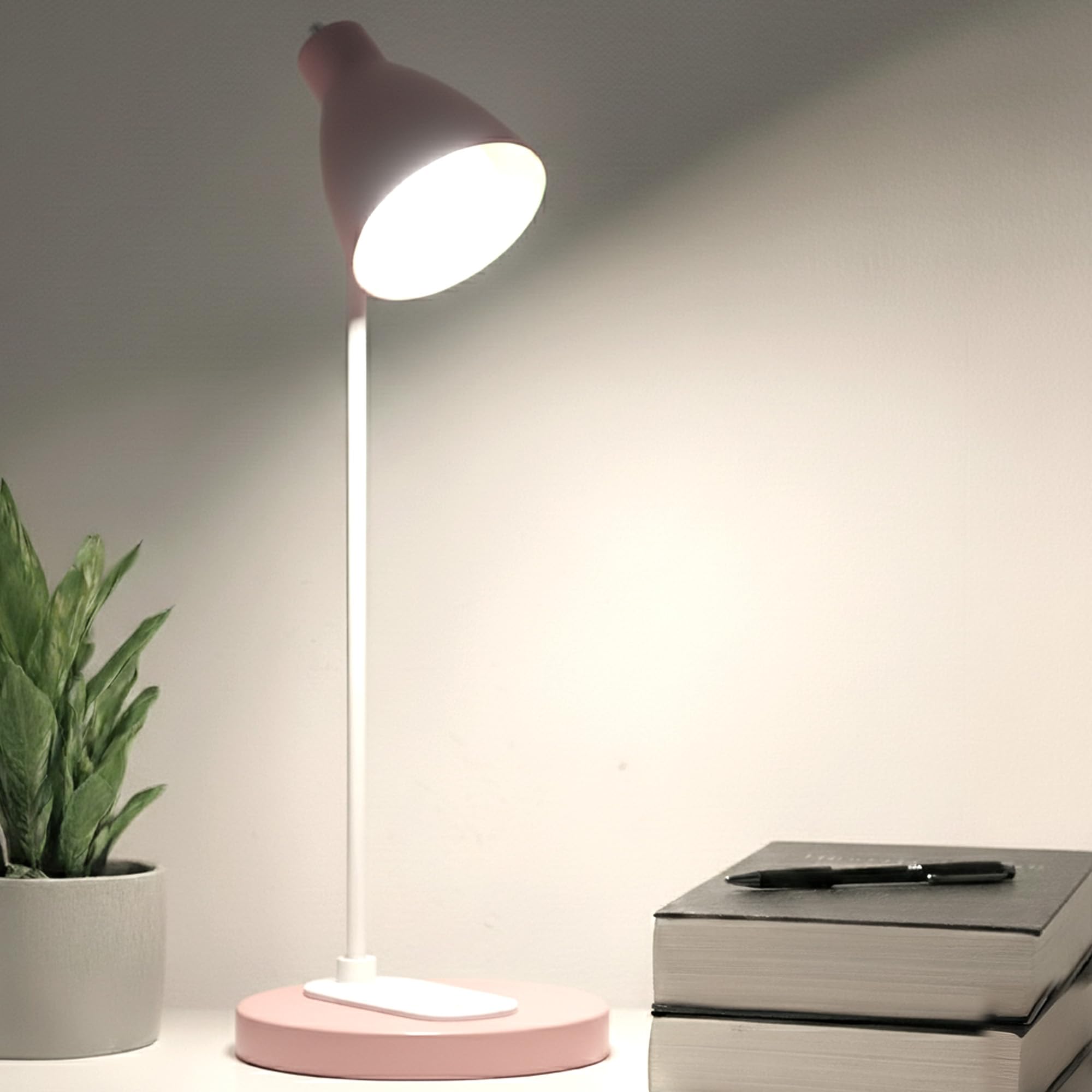 LEDURE Viva LED Multi 3 in 1 Color Modes Table Lamp | 360 Degree Rotating Head Study, Table, Desk Lamp| 6 Months Warranty | Upto 3 Hours Backup Time Pack of 1