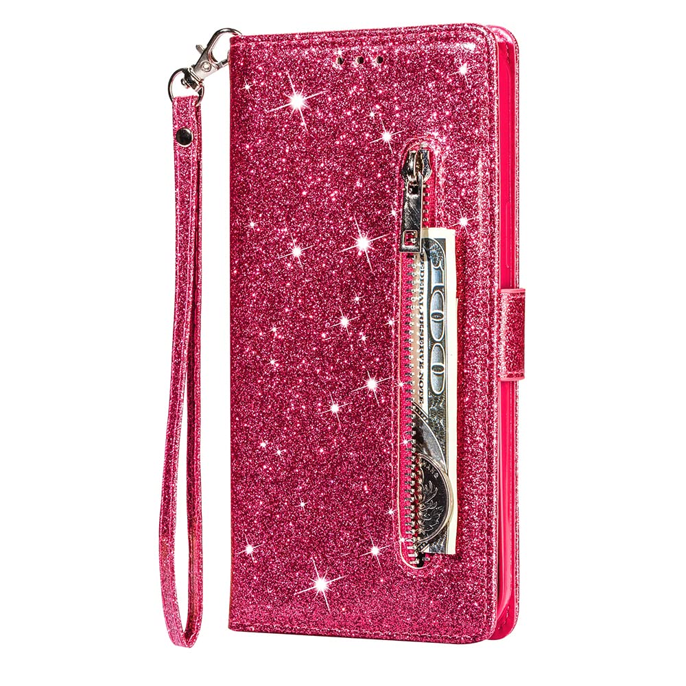 WEIOU Leather Folio Cover per Xiaomi Redmi 9AT | Redmi 9A, Goffratura a Farfalla Custodia in Pelle PU Magnetica Libro Flip Portafoglio Case con [Funzione Stand]. Viola Chiaro