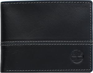 Timberland Men's Hunter Colorblocked Passcase, Black, One Size