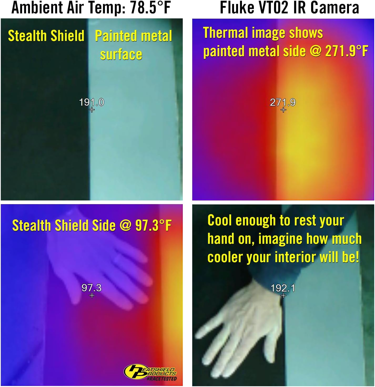 Heatshield Products 810001 HP Stealth Shield 1/8" x 24" x 53"