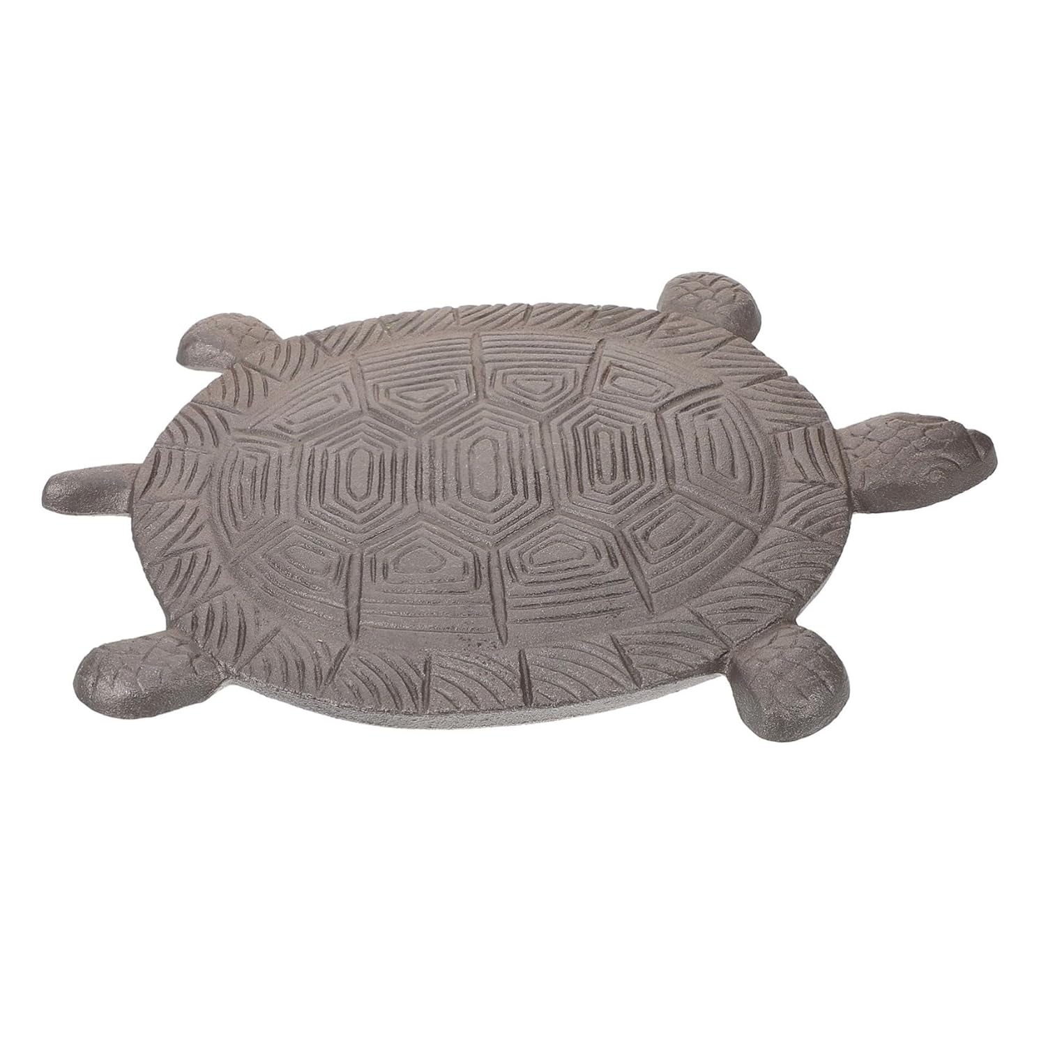 UPKOCH Iron Turtle Shaped Garden Stepping Stone Decorative Pathway Stone for Lawn and Cast Iron Design for Outdoor Use