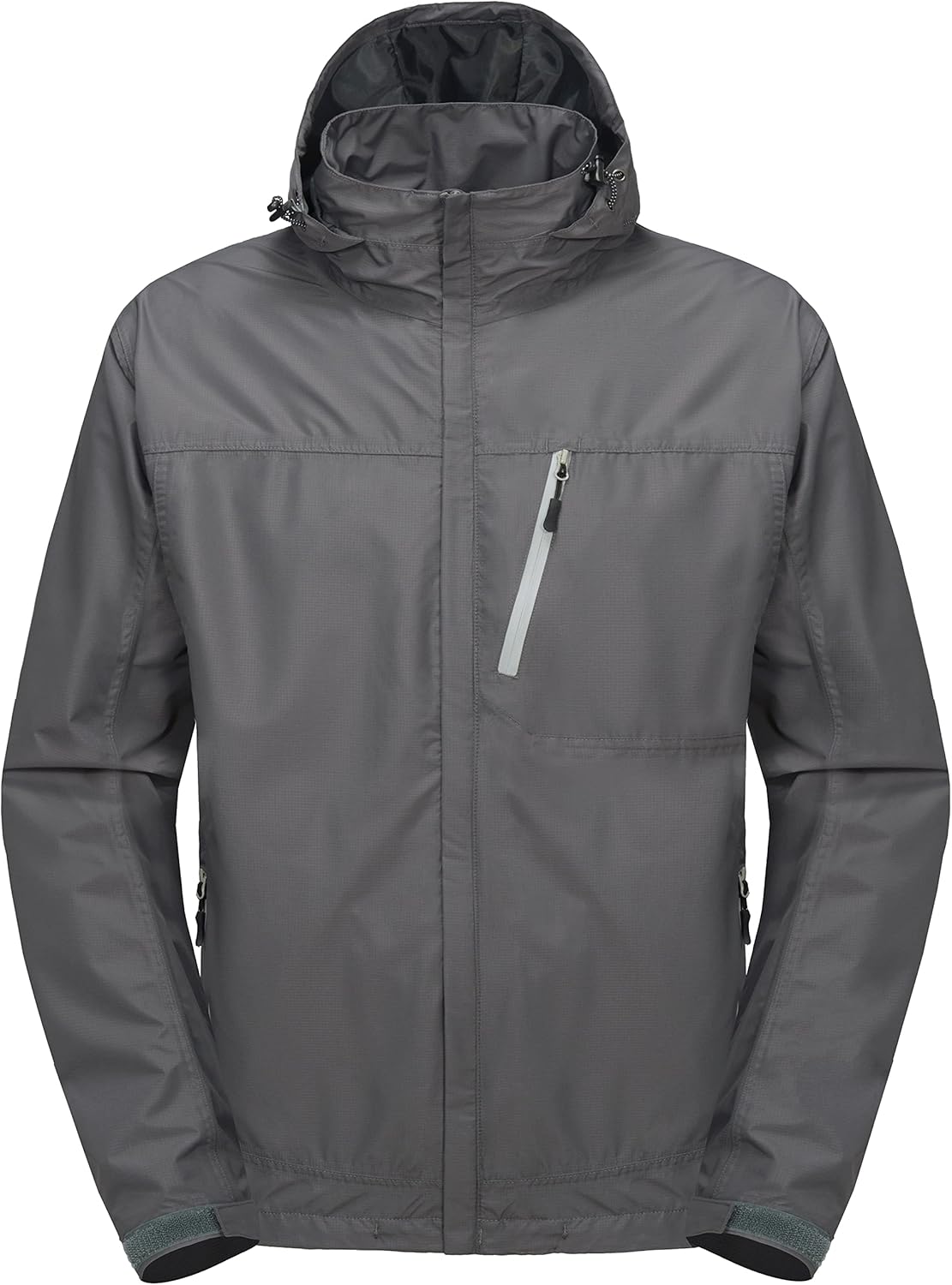 Little Donkey Andy Men's Waterproof Rain Jacket Outdoor Lightweight Hooded Raincoat for Hiking Golf Travel Fishing - Image 2